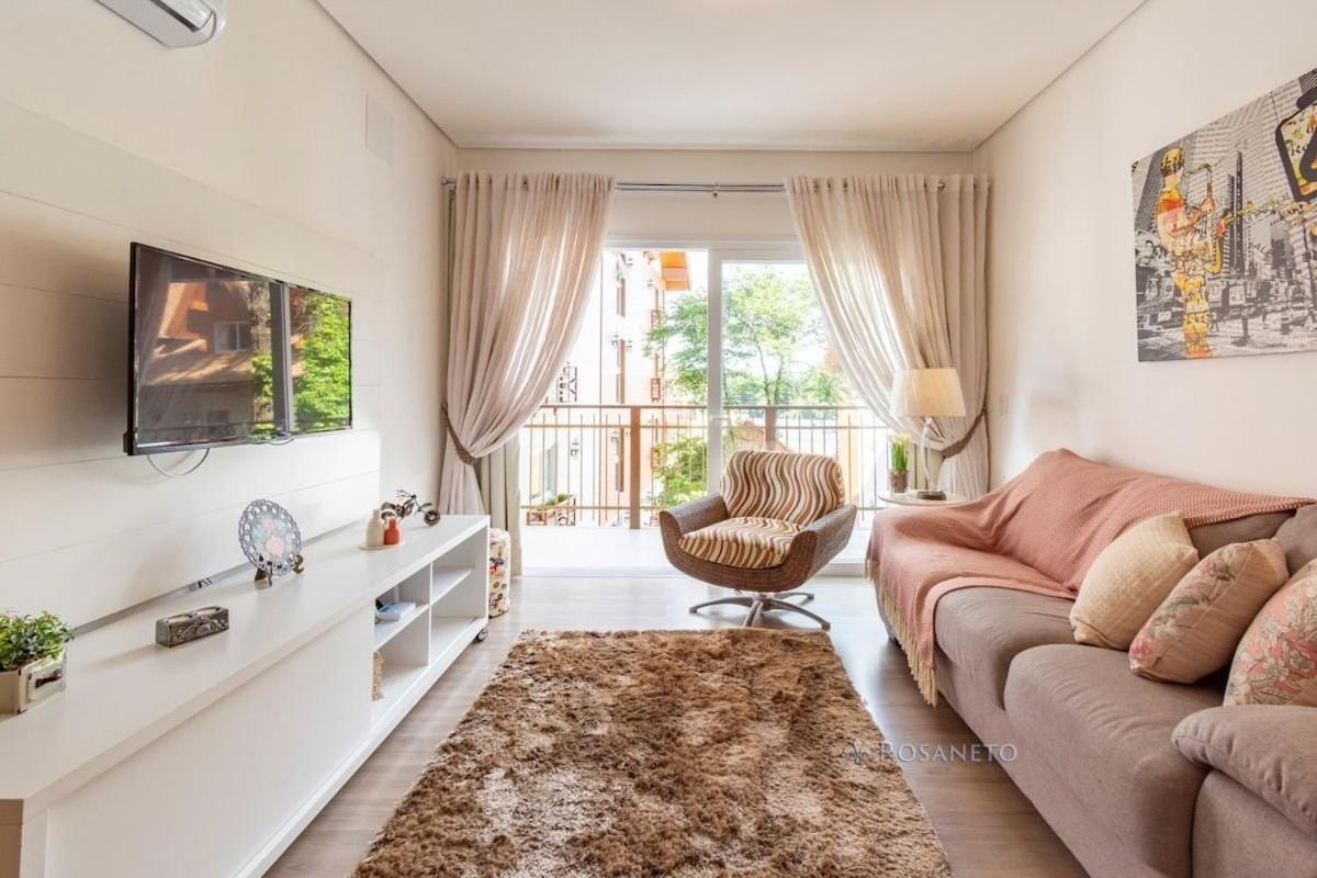 Ferienwohnung Rosa Edificio Casa De Pedra Gramado Zimmer foto